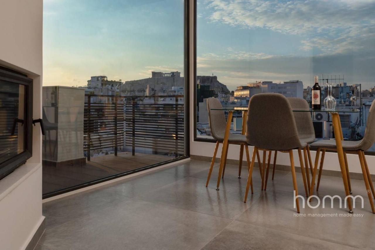 59M² Homm Loft- Penthouse With Acropolis View,2Ppl Apartment Athens Luaran gambar
