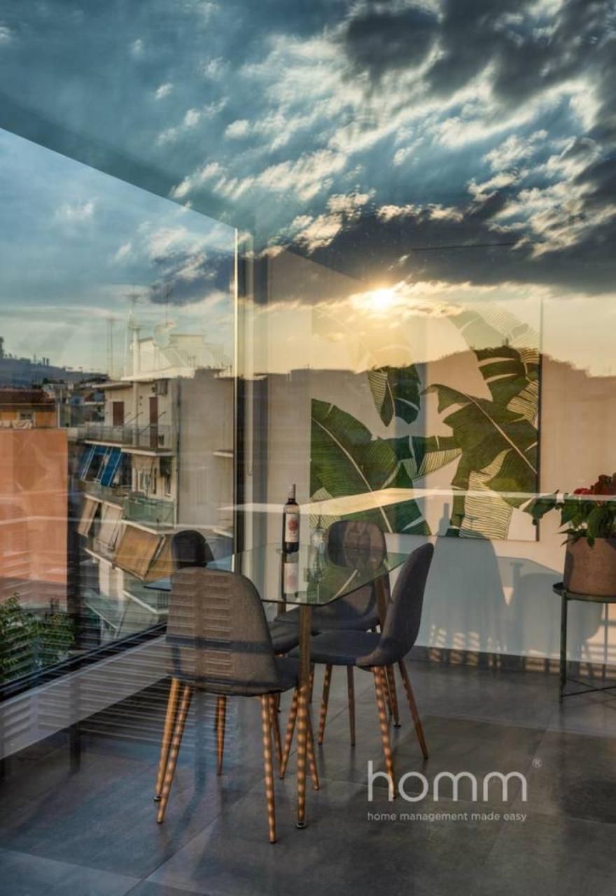 59M² Homm Loft- Penthouse With Acropolis View,2Ppl Apartment Athens Luaran gambar