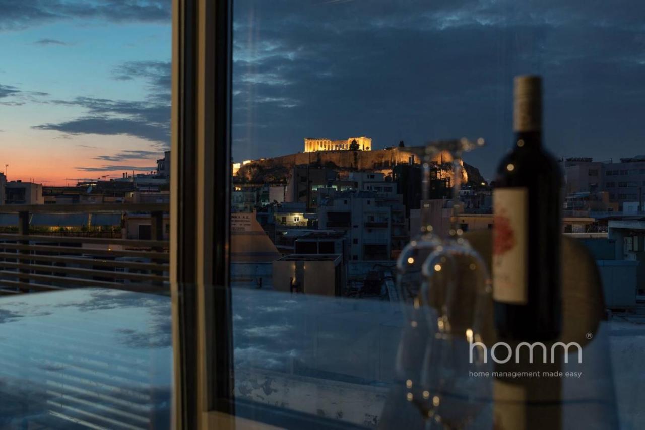 59M² Homm Loft- Penthouse With Acropolis View,2Ppl Apartment Athens Luaran gambar